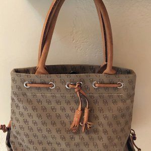 Vintage Dooney and Bourke Tulip Tassel Tote